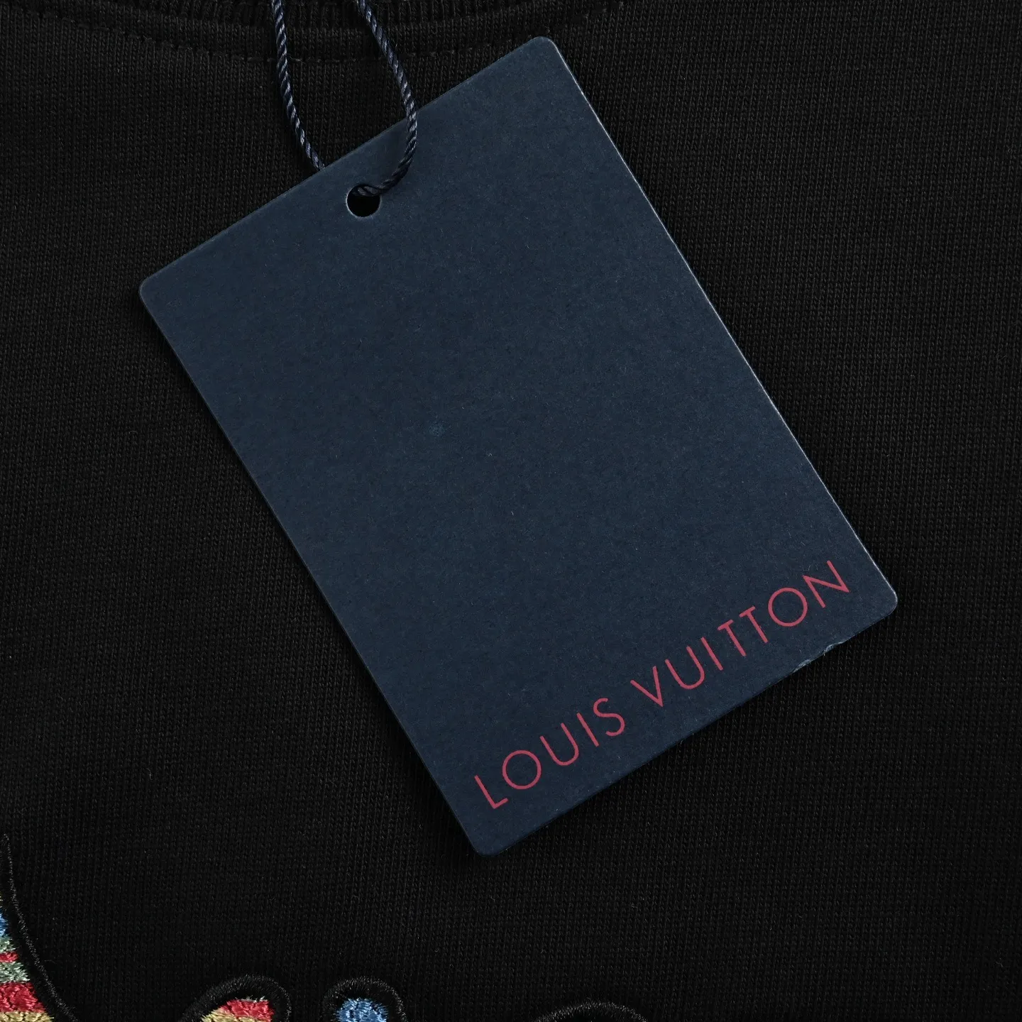 Louis Vuitton/Louis Vuitton 25ss rainbow braided embroidered short sleeves